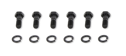 MR GASKET 910 Mr. Gasket Pressure Plate Bolts Chev/Chry, Black