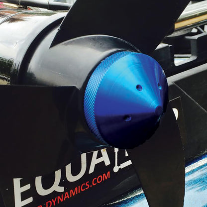 T-H MARINE GFEL-MK-BU-DP TH Marine GFEL-MK-BU-DP G-Force Eliminator Trolling Motor Prop Nut, MinnKota 80, 101 and 112 - Blue