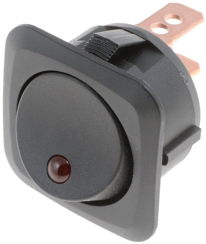 DORMAN 84880 Dorman 84880 Black Body/Red LED Glow - Round Style Universal Fit