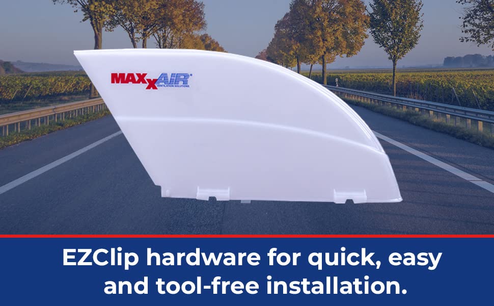 MAXXAIR VENT 00-955001 MAXXAIR FANMATE 00-955001 RV Fan and Vent Cover, White