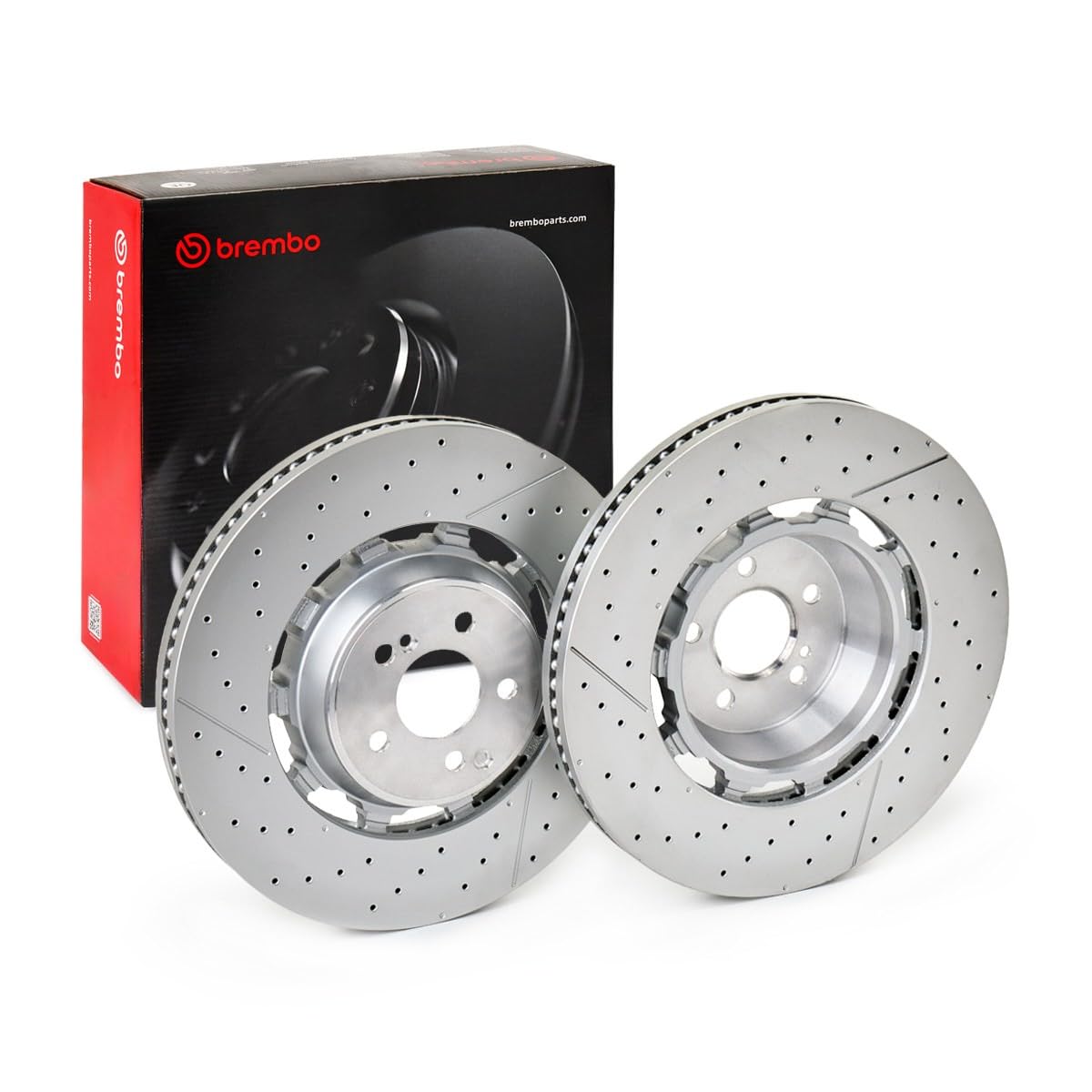 Brembo 09.C127.33 Dual Cast vented drilled/grooved Front Brake