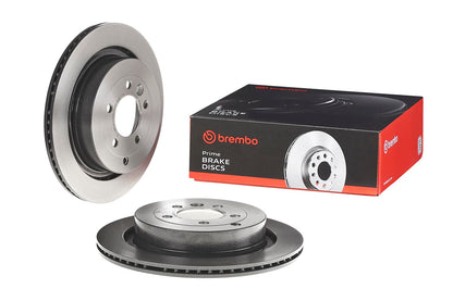 BREMBO 09887631C02 Brembo 09.8876.31 UV Coated vented Rear Brake Rotor LAND ROVER OE# SDB000646