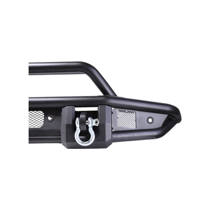 TRAILFX BR001T TrailFX BR001T Standard Front Bumper with Pre Runner Guard for Ford Bronco 2021-2025 Matte Black Powder Coated Steel Direct-Fit D-Rings LED Cube Light Mounts
