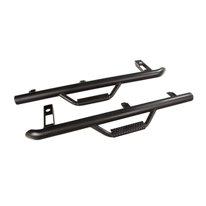 RUGGED RIDGE 11596.11 Rugged Ridge | Spartan Nerf Bar Kit, Textured Black | 11596.11 | Fits 1997-2006 Jeep Wrangler TJ