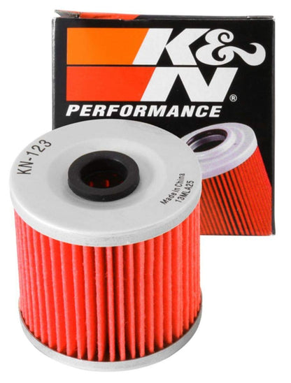 K&N FILTER KN-123 K&N Motorcycle Oil Filter: High Performance, Premium, KN-123