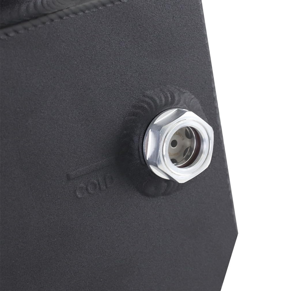 MISHIMOTO MMRT-DMAX-01MWBK Mishimoto Aluminum Degas Tank, Chevy/GMC 6.6L Duramax 2001-2007, Black