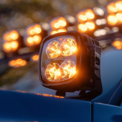 Rigid Industries 168240 Rigid Industries Phoenix Spot LED Light Pod - Amber Backlight, 5 Color Modes, 3 Power Modes, Universal Fit