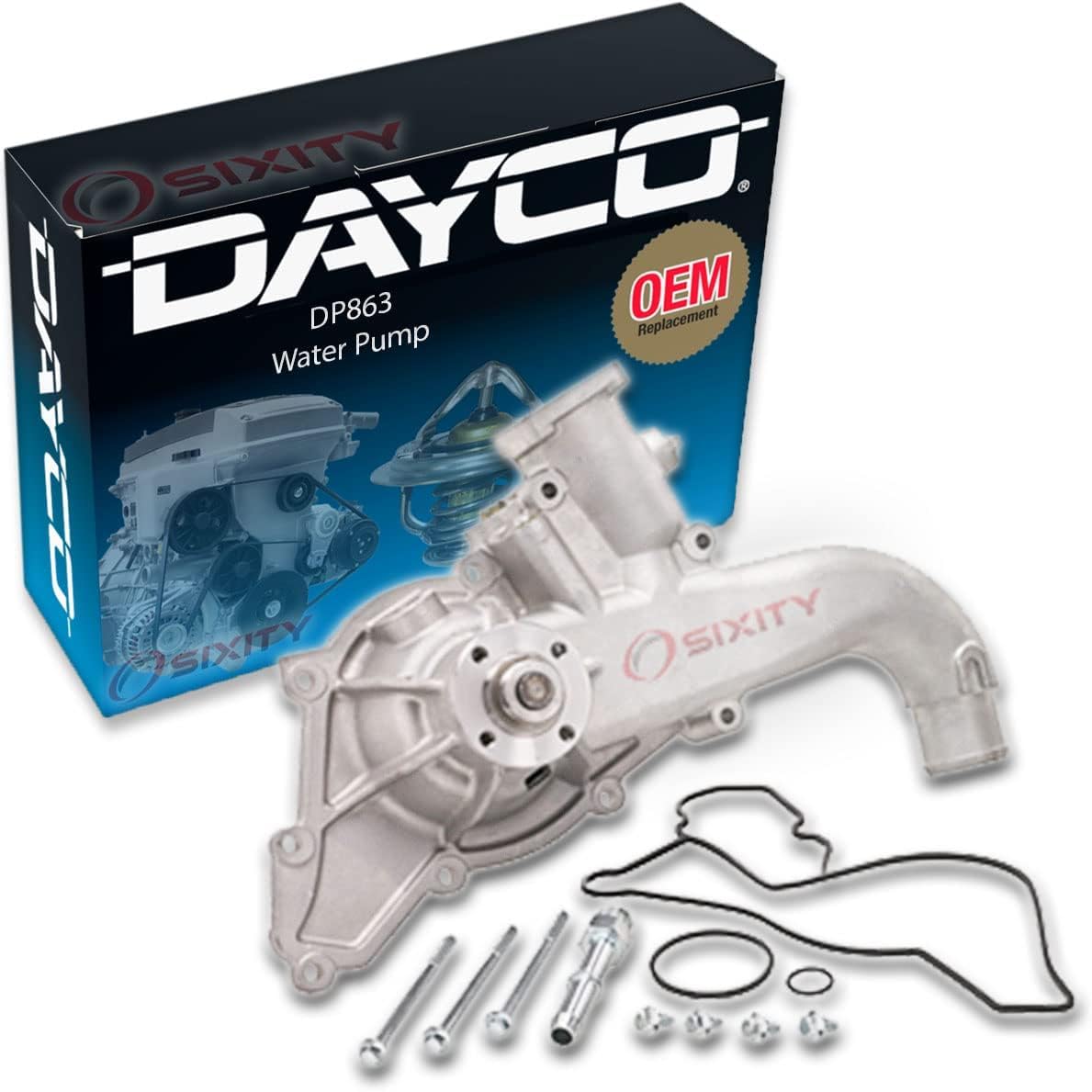 DAYCO DP863 Dayco DP863 Engine Water Pump