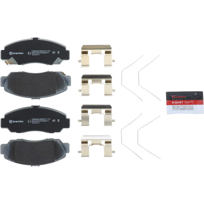 BREMBO P28034N Brembo P28034N Premium Ceramic Front Disc Brake Pad Set ACURA/BYD/CIIMO/GMC/HONDA/HONDA (DONGFENG)/HONDA (GAC)/NISSAN OE# 45022TE0A61