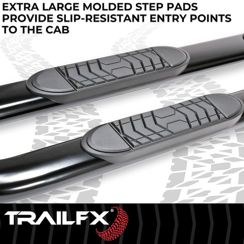 TRAILFX A7068B Trailfx Trail FX A7068B 5" Oval Bent END BAR BLK