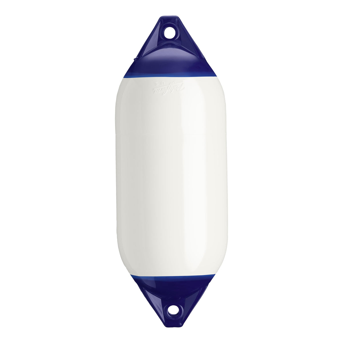 POLYFORM 51-654-951 Polyform F-Series Boat Fender F-5 Standard Blue Ropehold - White