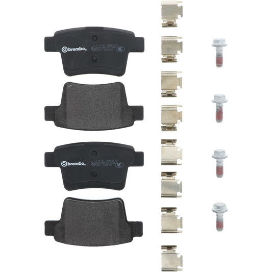 BREMBO P24063 Brembo P24063 Low-Met Rear Disc Brake Pad Set EMGRAND/ENGLON/FORD/FORD (CHANGAN)/FORD USA/JAGUAR OE# 1356392