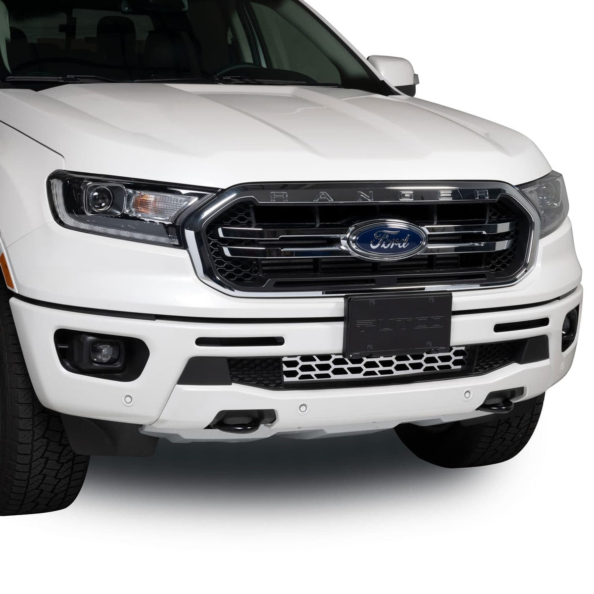 PUTCO 82164 Putco 82164 2019-2020 Ford Ranger w/adaptive cruise - Hex Shield - Polished SS