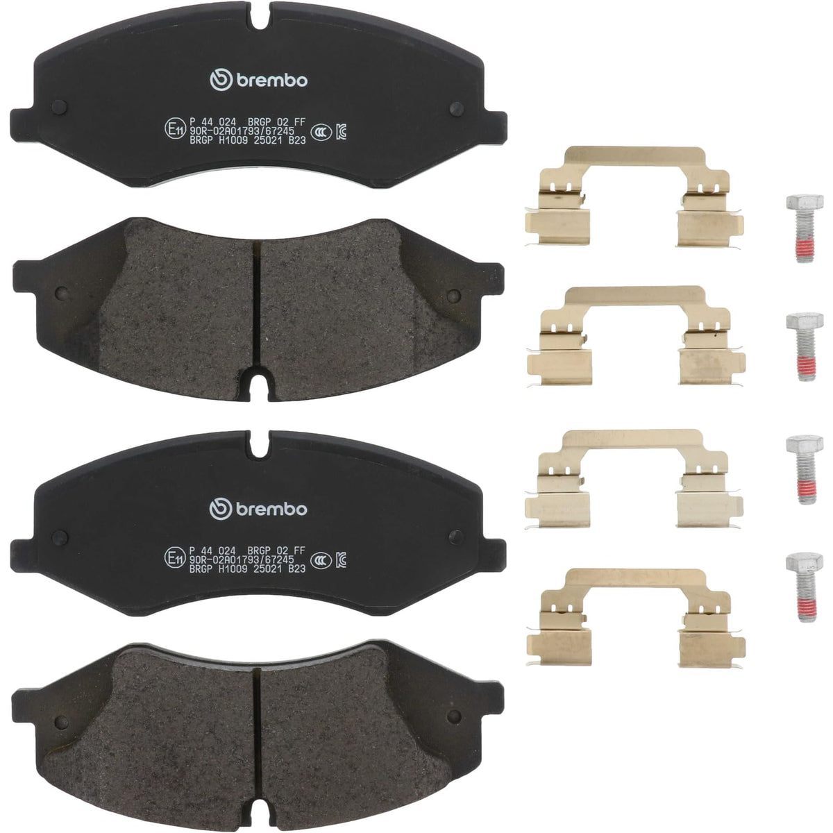 BREMBO P44024 Brembo P44024 Low-Met Front Disc Brake Pad Set LAND ROVER OE# LR015578