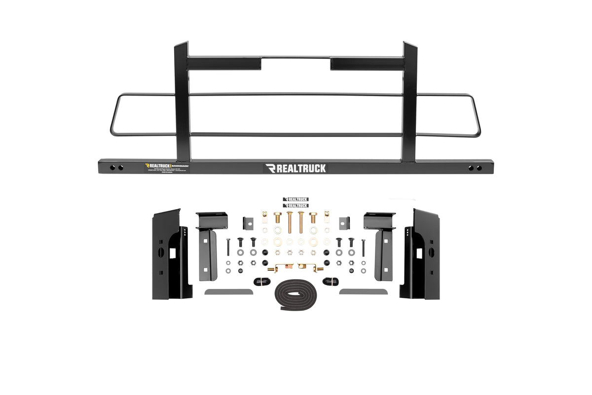 Backrack 50124 RealTruck BACKRACK Hardware Kit for use w/Wide-Top Tonneau, Black, No Drill – 50124 – Fits 2019-2025 Chevrolet/GMC Silverado/Sierra 2500 HD/3500 HD