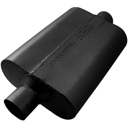 FLOWMASTER 942540 Flowmaster 942540 40 Delta Flow Muffler - 2.50 Center In and 2.50 Center Out - Aggressive Sound
