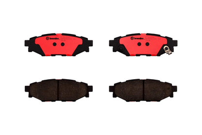 BREMBO P78020N Brembo P78020N Premium Ceramic Rear Disc Brake Pad Set SUBARU/TOYOTA OE# 26696AG010