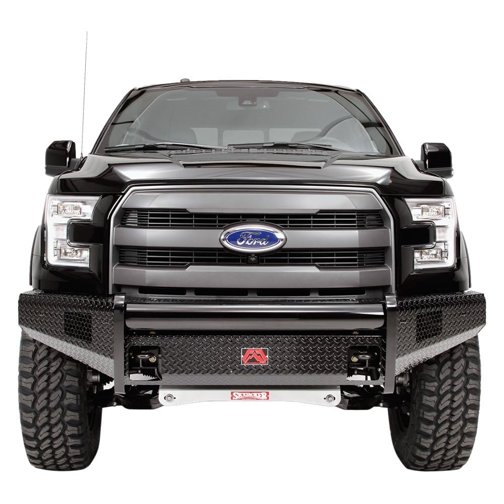FAB FOURS KGMOD-1 18-C F150 Raptor Adaptive Cruise Control Relocation Bracket Black Steel Bumper