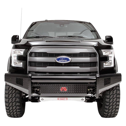 FAB FOURS KGMOD-1 18-C F150 Raptor Adaptive Cruise Control Relocation Bracket Black Steel Bumper