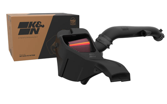 K&N FILTER 50-2628 K&N NextGen Cold Air Intake System: High-Flow Cotton Filter: Compatible with 2024-2025 FORD: Ranger Raptor, 50-2628