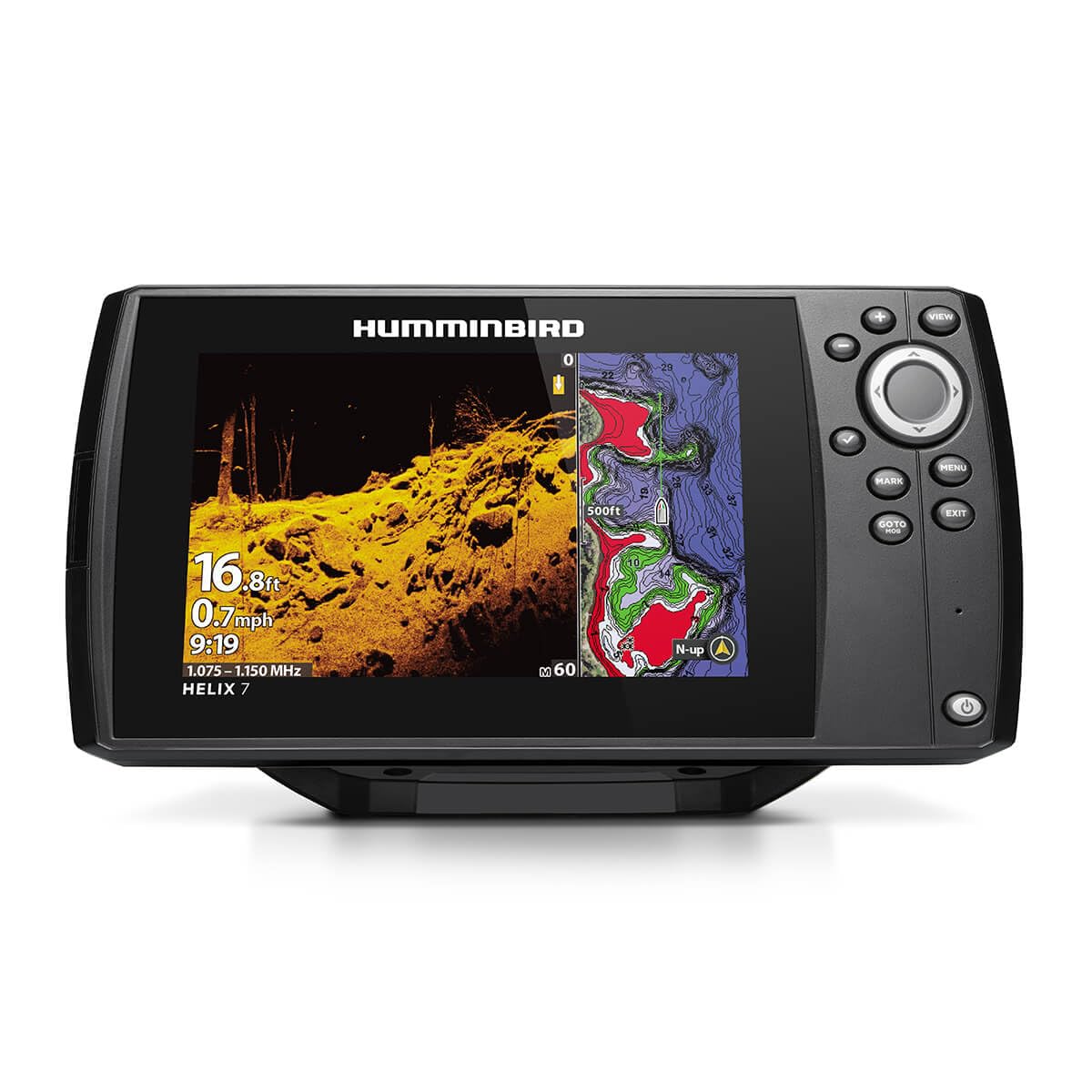 HUMMINBIRD 411610-1 Humminbird Helix 7 G4 GPS Fish Finder with Dual Spectrum Chirp Sonar & MEGA Down Imaging