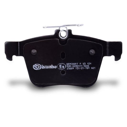 BREMBO P85124 Brembo P85124 Low-Met Rear Disc Brake Pad Set AUDI/VW OE# 3Q0698451