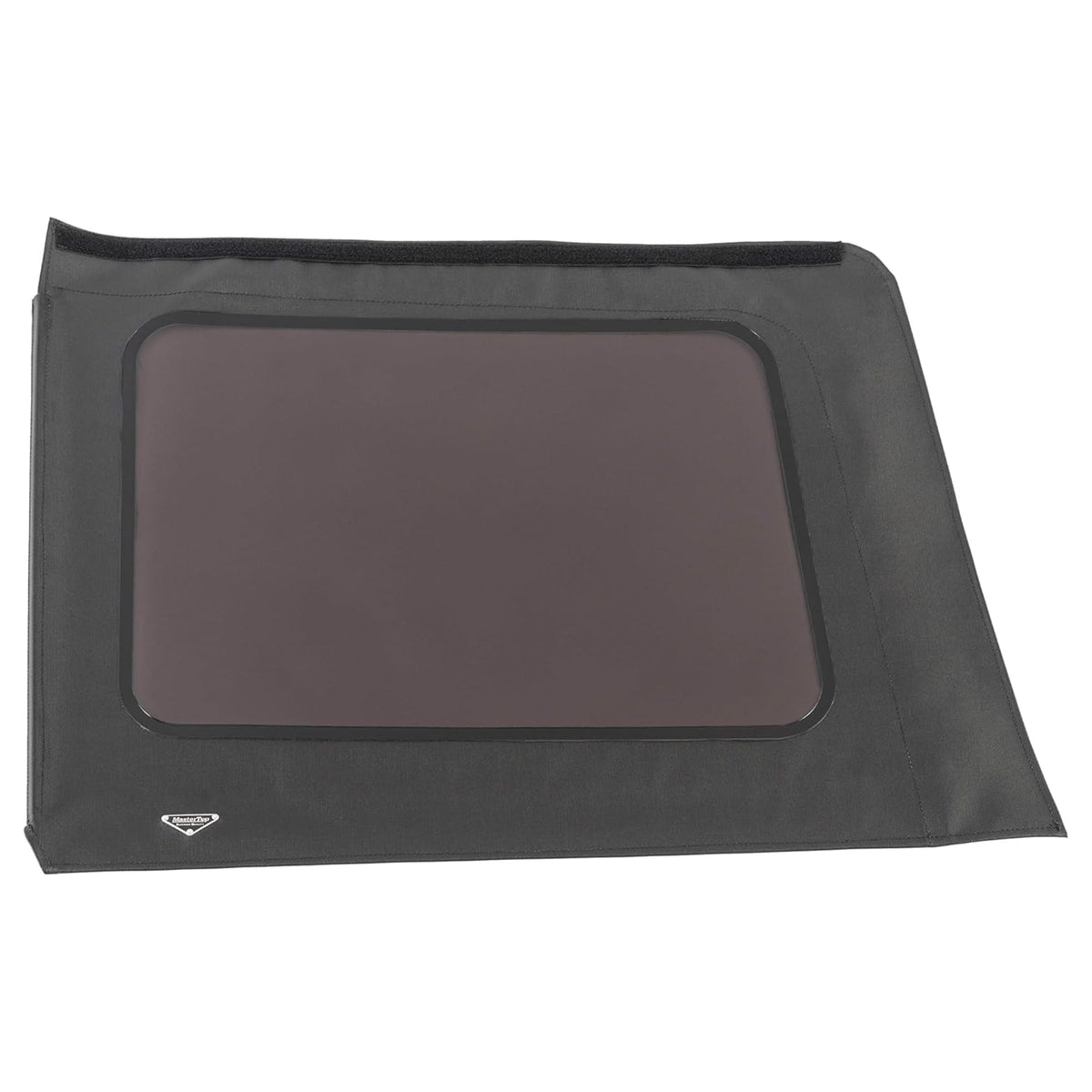 MASTERTOP 16011935 MasterTop Soft Top Replacement Quarter Window, Driver Side - Fits Jeep Wrangler JK 2007-2018 - Compatible with Mopar Factory Soft Tops (Fits 07-18 4-Door, Black Diamond)