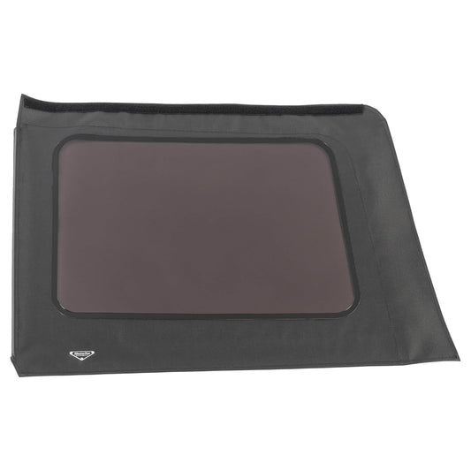 MASTERTOP 16011935 MasterTop Soft Top Replacement Quarter Window, Driver Side - Fits Jeep Wrangler JK 2007-2018 - Compatible with Mopar Factory Soft Tops (Fits 07-18 4-Door, Black Diamond)