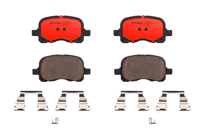 BREMBO P83044N Brembo P83044N Premium Ceramic Front Disc Brake Pad Set TOYOTA OE# 0446502010