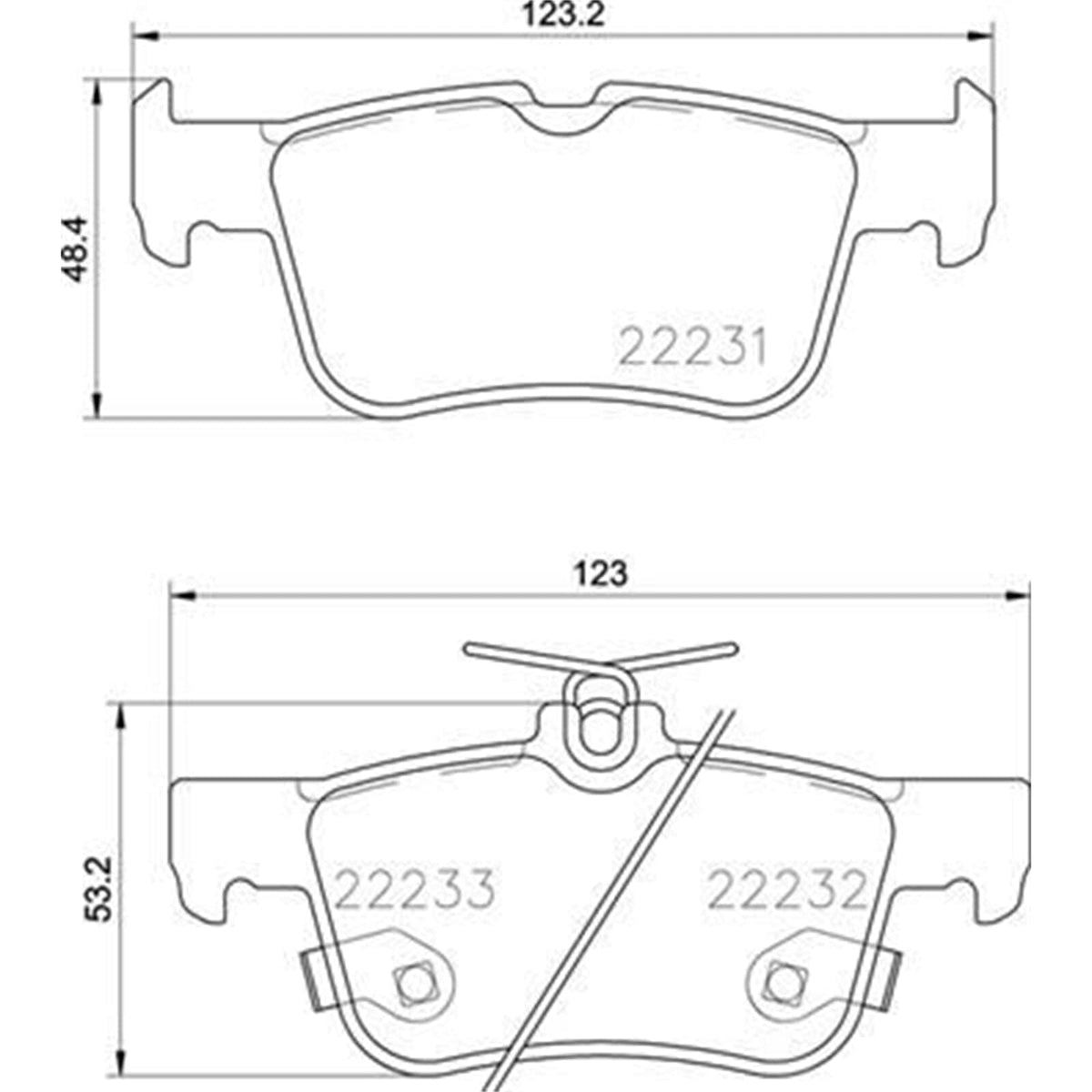BREMBO P24201 Brembo P24201 DISCBRAKEPADSET LOWMETAL