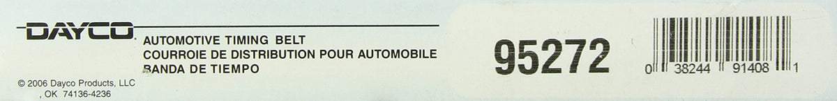 Dayco 95272 GEO/PONTIAC/SUZUKI 1.3L