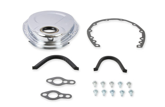 MR GASKET 4590 Mr. Gasket 4590 Chrome Plated Timing Cover Complete Kit