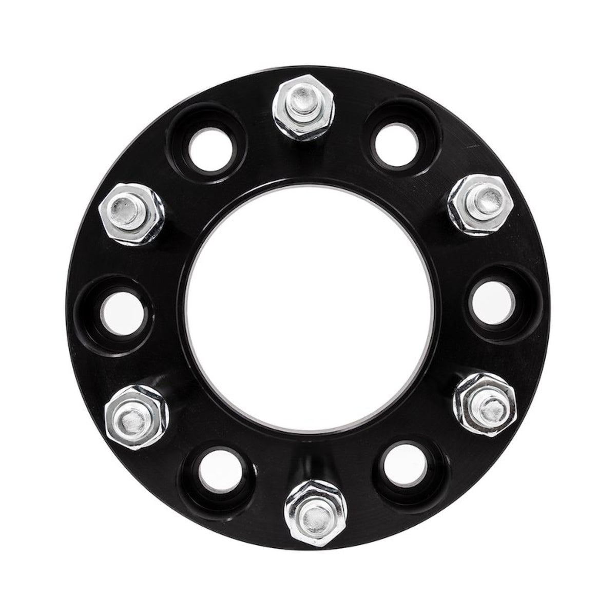 TRAILFX W655006HC Trailfx Wheel Spacer W655006HC, 6 x 5.50 Inch Bolt Pattern, 1.25 Inch Thickness, Wheel Stud Mount, 93.1 Millimeter Hub Size, Black, Aluminum, Set of 2, Hub Centric; Fits 2021-2025 Ford Bronco