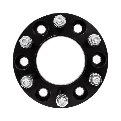 TRAILFX W655006HC Trailfx Wheel Spacer W655006HC, 6 x 5.50 Inch Bolt Pattern, 1.25 Inch Thickness, Wheel Stud Mount, 93.1 Millimeter Hub Size, Black, Aluminum, Set of 2, Hub Centric; Fits 2021-2025 Ford Bronco