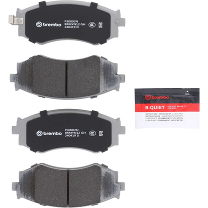 BREMBO P30002N Brembo P30002N Premium Ceramic Front Disc Brake Pad Set FORD AUSTRALIA/INFINITI/NISSAN/NISSAN (DFAC) OE# 4106080N90