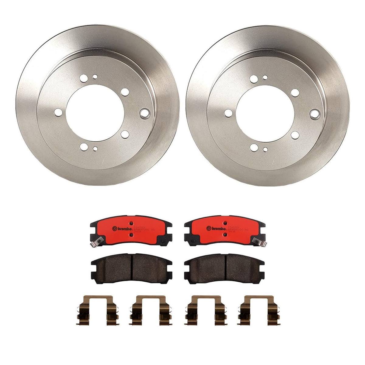 BREMBO KT00839 Brembo KT Series Premium Brake Kit (KT00839) for Eclipse, Sebring, Galant, Avenger, Stratus, Talon 1995–2005 | High-Performance Brake Pads & Rotors | OE Fit