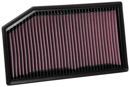 K&N FILTER 33-5076 K&N High-Flow Original Lifetime Engine Air Filter: Increase Power: Premium, Washable: Compatible with 2018-2026 JEEP: Gladiator, Wrangler, Wrangler JL, 33-5076