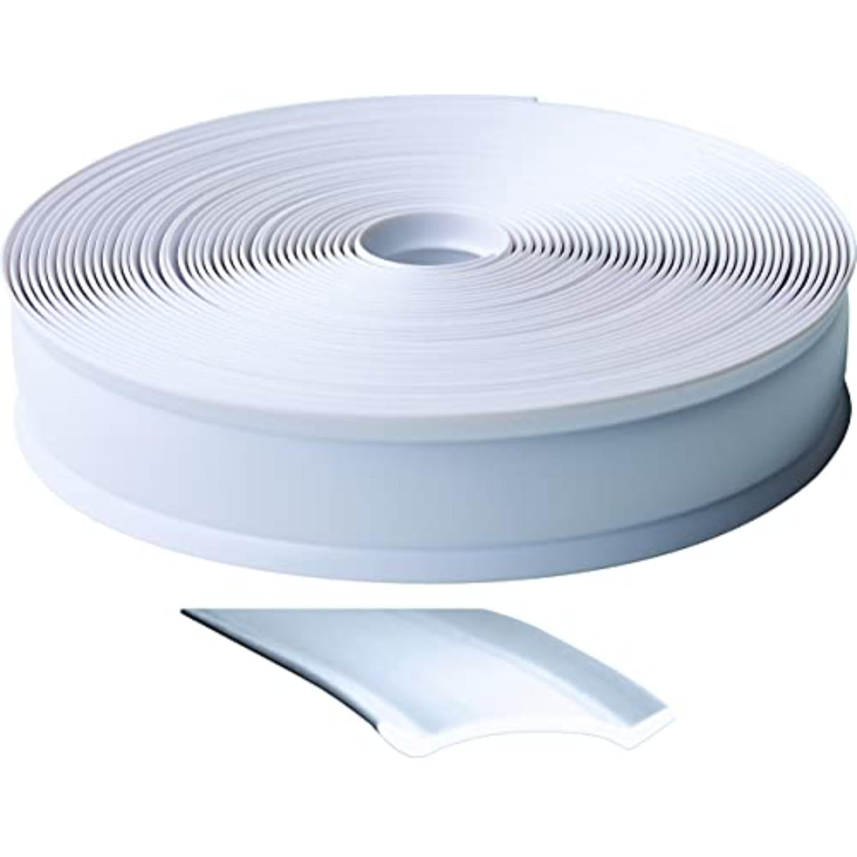 RV DESIGNER E330 RV Designer 3/4 Inch Wide Vinyl Trim Insert for RVs - Flexible Molding, Exterior Use, and Roof Edge Molding - Ideal for Travel Trailers and Campers, Heavy Duty, 25 Foot Roll, White