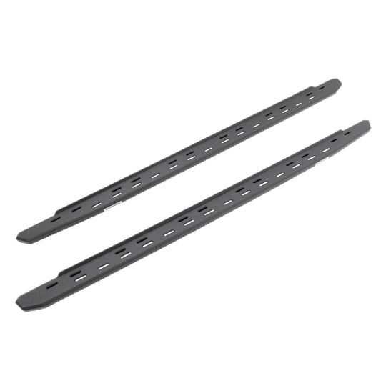 GO RHINO 69600080ST Go Rhino RB30 Slim Line Running Boards – 80", Galvanized Steel, Protective Bedliner Coating – 69600080ST