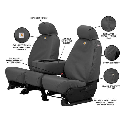 Covercraft SSC2504CAGY Covercraft Carhartt SeatSaver Custom Seat Covers