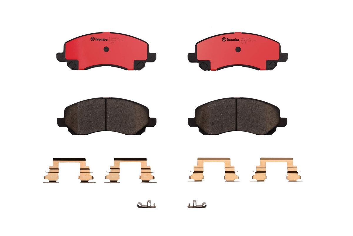 BREMBO P54030N Brembo P54030N Premium Ceramic Front Disc Brake Pad Set CHRYSLER/CITROËN/DODGE/HYUNDAI/JEEP/LANCIA/MITSUBISHI/MITSUBISHI (BJC)/MITSUBISHI (SOUEAST)/PEUGEOT OE# 4605A879