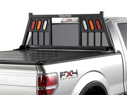 BACKRACK 149TL RealTruck BACKRACK Three Light Rack Frame Only | Black, No Drill | 149TL | Fits 2019-2025 Chevrolet/GMC Silverado/Sierra 1500; 2008-2019 & 2022-2025 Toyota Tundra; 2004-2025 Ford F-150 & Others