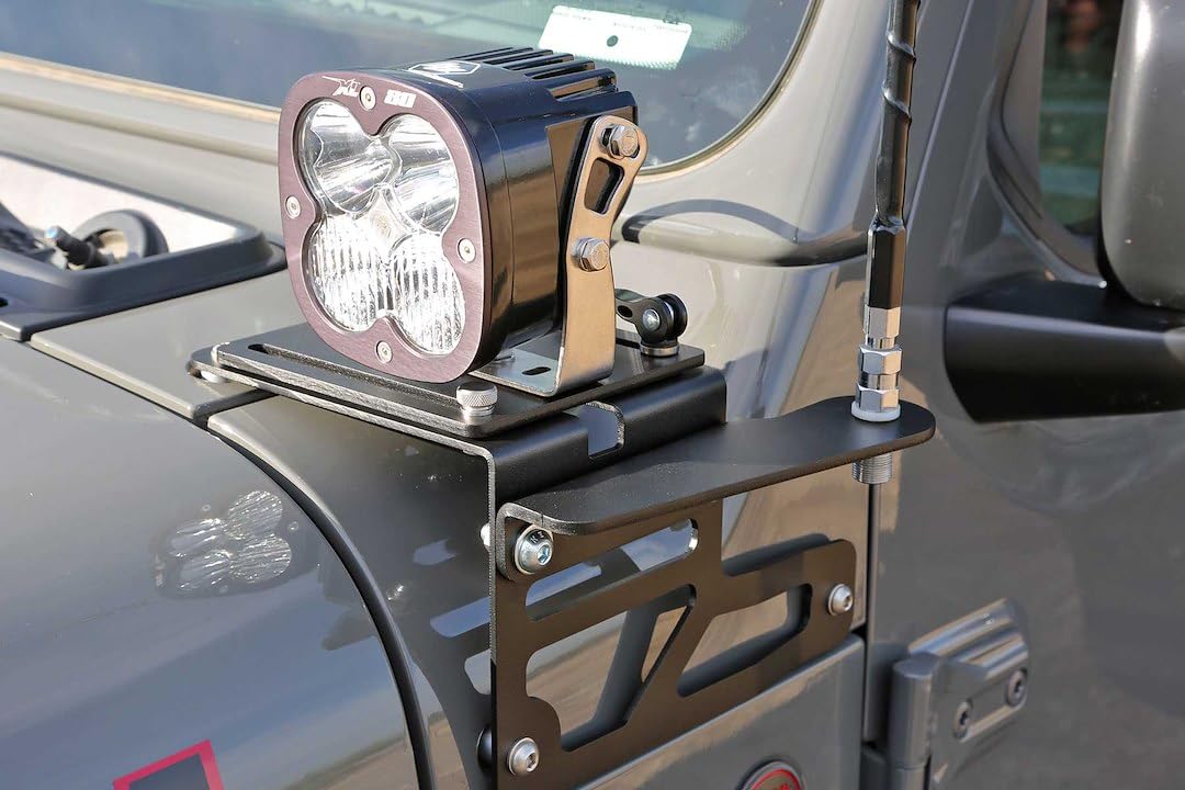FABTECH FTS24274 Fabtech FTS24274 Antenna Bracket Kit Fits Jeep Wrangler