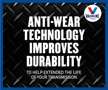 VALVOLINE 804751 Valvoline CVT Full Synthetic Continuously Variable Transmission Fluid 1 QT, Case of 6