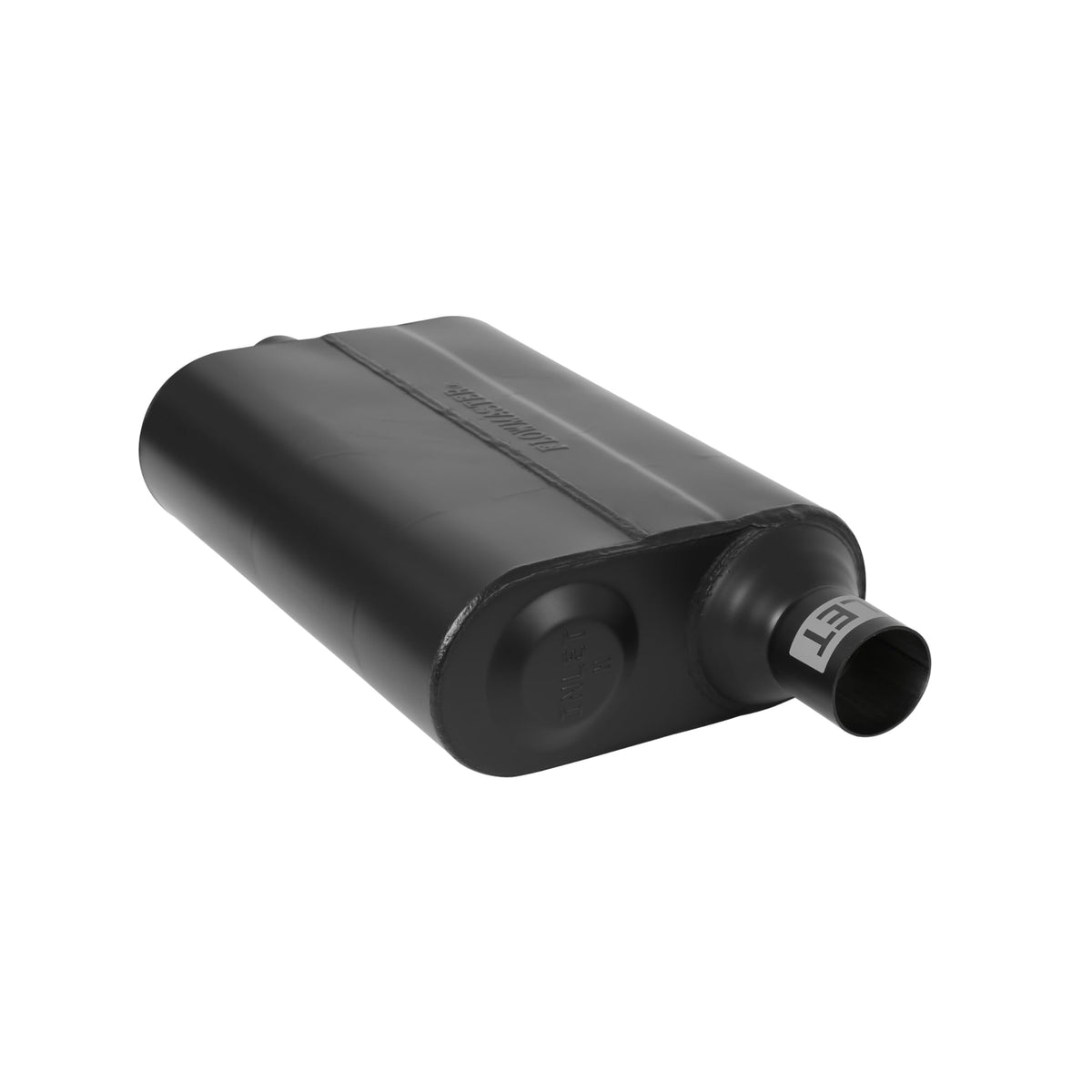 FLOWMASTER 942041 Flowmaster 942041 40 Delta Flow Muffler - 2.00 Offset In and 2.00 Center Out - Aggressive Sound
