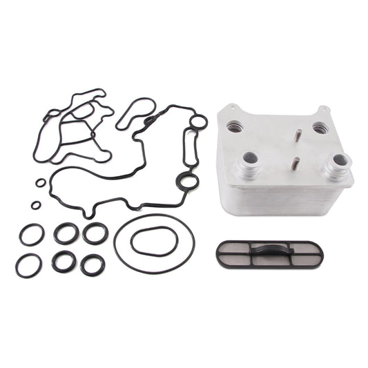 MISHIMOTO MMOC-F2D-03 Mishimoto MMOC-F2D-03 Replacement Oil Cooler, Compatible with Ford Powerstroke 6.0L, 2003-2007