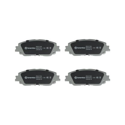 BREMBO P83172N Brembo P83172N Premium Ceramic Front Disc Brake Pad Set TOYOTA OE# 0446533480