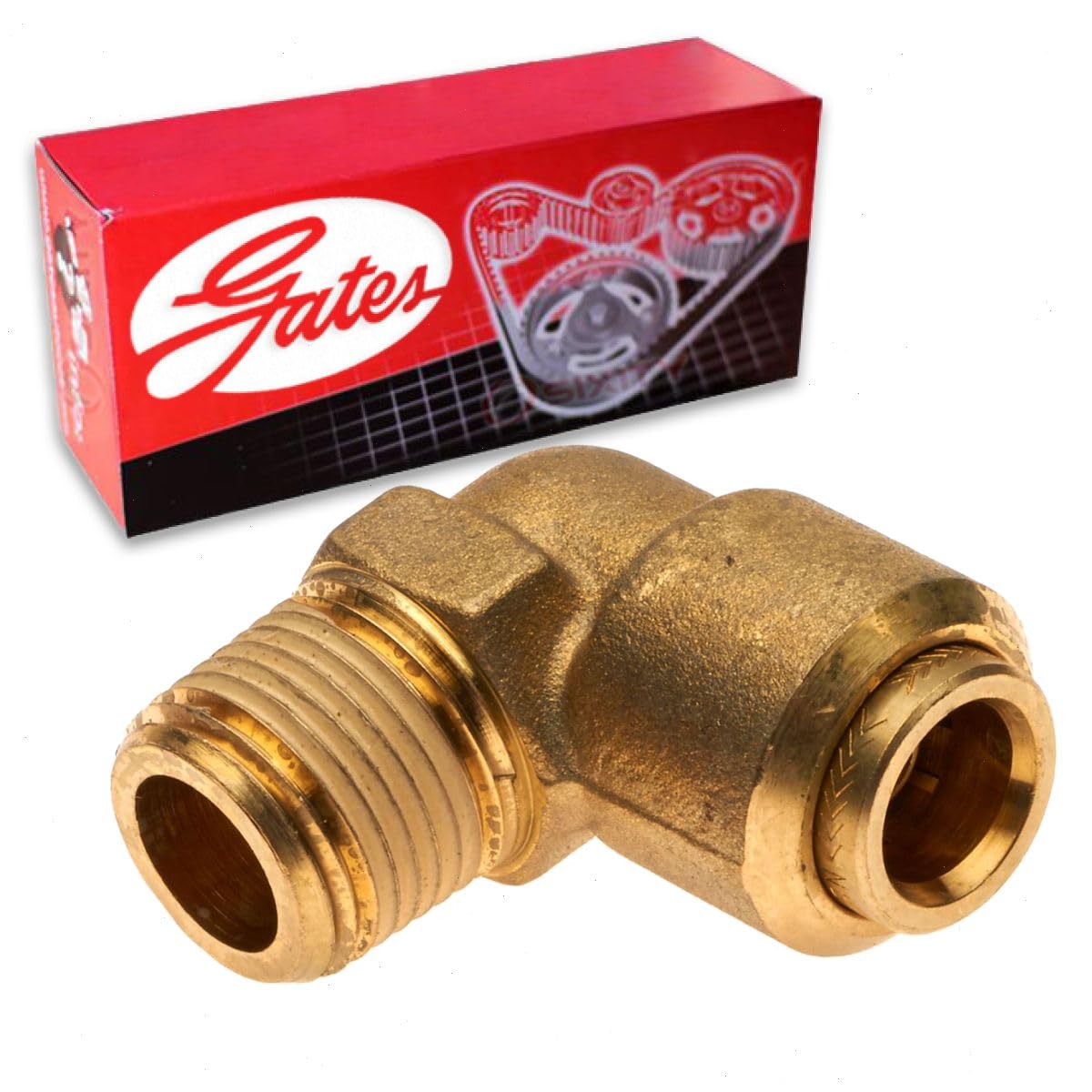 GATES G31104-0402 Gates G31104-0402 AIR BRAKE TO MALE PIPE-90 (SURELOK)