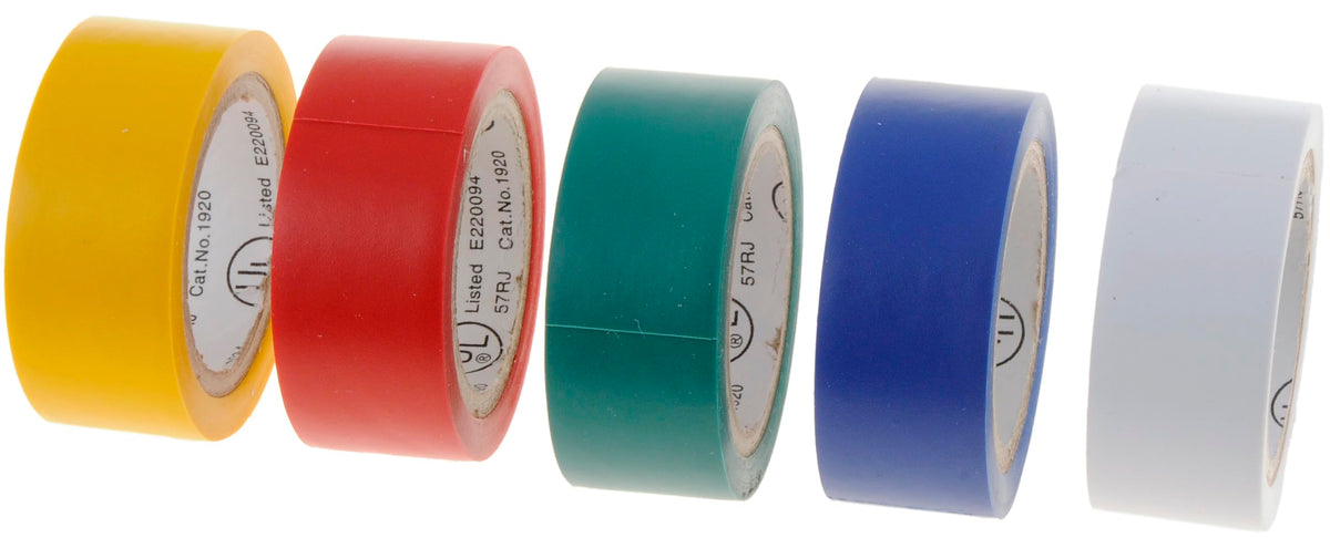 DORMAN 85294 Dorman 85294 12 FT Multi-Color PVC Electrical Tape Assortment, 5 Piece Universal Fit