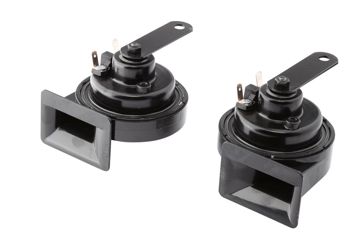 Hella 940800821 Black 24V BX Trumpet Horn Kit (Universal Fit